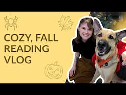 Cozy Fall Vlog | horror films, books, crafts 🎃🎞️😈📚