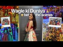 Day in my life on the sets of Wagle ki Duniya✨ | behind the scenes, navratri episode | Saumya Shetye