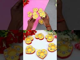 Diwali decoration tea light holder #diwalidecoration #tealightcandleholder #shorts