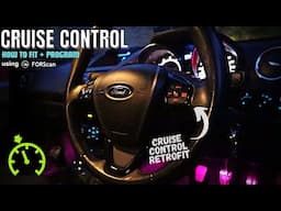 Retrofitting Cruise Control to my MK7 Ford Fiesta 1.0L EcoBoost | *HOW TO*