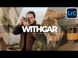 How to Edit Like WITHGAR (Gareth Llewellyn) in Lightroom Classic Tutorial Free Preset