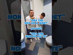 ORA CHE NON HO IL BIDET - Parodia "ORA CHE NON HO PIÙ TE" Cesare Cremonini🇮🇹🚾#bidet #cesarecremonini