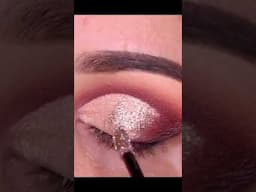 #shorts MAROON INDIAN BRIDAL EYE MAKEUP LOOK