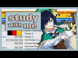 STUDY LANGUAGES WITH ME | 2 Hours w/ Breaks | German Sentence Mining from Genshin Impact + Anki