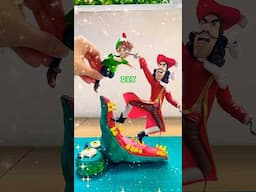 Making Disney hero Peter Pan vs Captain Hook #diy #clayart