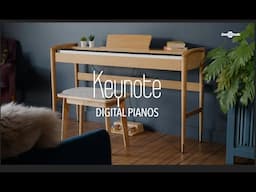 Keynote Contemporary Digital Piano, Light Oak | Gear4music keys and piano