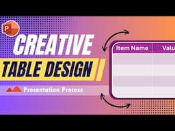 Create Tables with Rounded Corners in PowerPoint (Fast & Easy way)