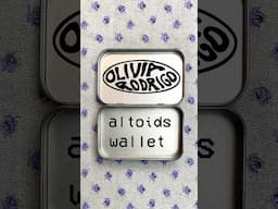 making an 💜 Olivia Rodrigo 💜 altoids wallet! easy craft ideas #oliviarodrigo #craftideas