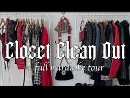 Closet Tour and Clean Out | showing you every piece of clothing I own :,)