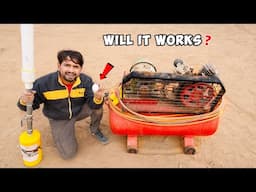 Trying Egg + Air Compressor - क्या एक अंडा ईंट को तोड़ सकता है ?...Egg Vs Brick | Day 4