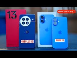 iPhone 16 vs OnePlus 13 | Which one to Buy under 70k in Telugu