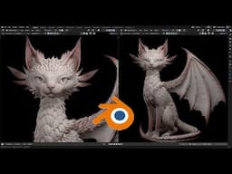 Blender 4.3 Sculpting - Fantasy Creature