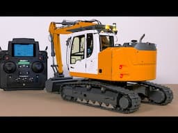 UNBOXING CUT 914 RC HYDRAULIC COMPACT EXCAVATOR LIEBHERR REPLICA, RTR, SOUND, LIGHTS, SMOKE, PL18EV