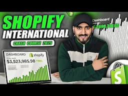 Shopify Dropshipping Full Course 2025 | International Shopify Tutorial