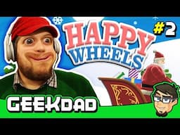 HAPPY WHEELS CHRISTMAS!!! HAPPY WHEELS PLAYTHROUGH PART 2!!