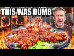 I REGRET TRYING THIS STUPID SPICY WING CHALLENGE | Joel Hansen RAW