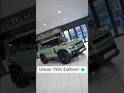 Urban 75th Edition! 💚 #landroverdefender110 #landrover #landroverdefender #defender #shorts