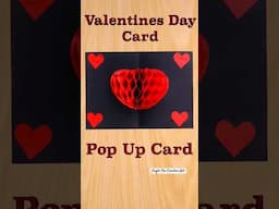 Valentine's day card easy/ #shorts #diy #valentinesday #handmade #gifts #ytshorts #viralvideo #art