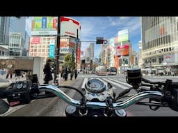 TOKYO MOTORCYCLE RIDE LIVE | INTO SHIBUYA  🛵 DEC 5, 2024  | POV