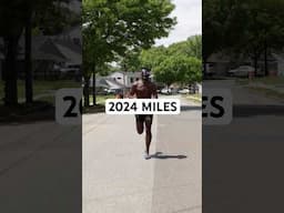 2024 miles!!!! 366 days of running every single day of 2024