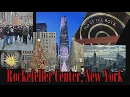 Top of the Rock at Rockefeller Center, New York City Christmastime 2024