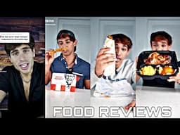 blatantreviews tiktok compilation ||12 minutes of  twins food reviews