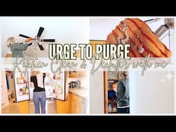 2025 EXTREME NEW YEAR KITCHEN URGE TO PURGE: spring deep clean and declutter with me