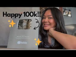 Happy 100k!!! ✨ Unboxing my Silver Play Button + morning errands 🚗