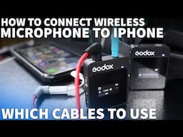 How to Connect Wireless Microphone to iPhone - Connect Microphone to iPhone without a Headphone Jack