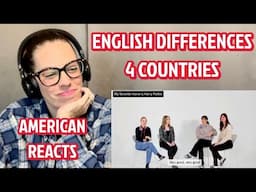 ENGLISH DIFFERENCES BETWEEN 4 COUNTRIES | AMERICAN, AUSSIE, BRITISH & CANADIAN