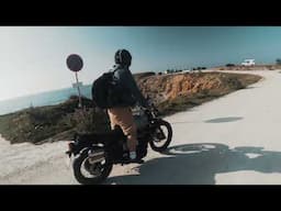 TRIUMPH SCRAMBLER 2022 one day trip around the ocean from Lisbon to Nazare