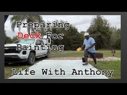 My Tiny RV Life: Preparing The Deck For Painting | Truck Camper Cooking