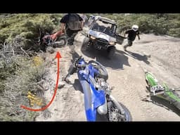 DIRTBIKE VS. UTV HEAD ON CRASH!!( HELICOPTER RESCUE)