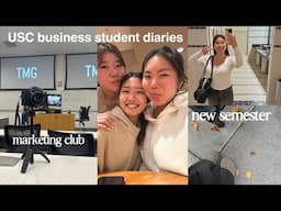 USC day in my life 👩🏻‍💻 studying marketing, healthy habits, business student diaries