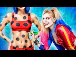 Harley Quinn Tattoo Studio untuk Pahlawan Super|Tantangan Sembunyi dan Cari dalam Kotak yang Ekstrim