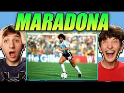 Americans React to Unforgettable Goals Of Diego Maradona