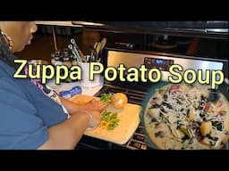 How To Cook OLIVE GARDEN Zuppa Tuscana Soup| STEP BY STEP COOKING VLOG