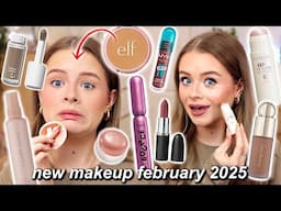 Testing NEW IN makeup January/February 2025!! Rare Beauty, Fenty, e.l.f, L'oreal, Mac etc