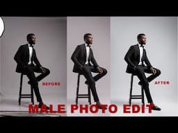 Natural Male Photo Retouching Tutorial In Photoshop - Frequency Separation, Dodge and Burn