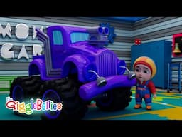 Monster Truck's Lights Came Out | Who Did It ? Nursery Rhymes - GiggleBellies