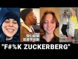 TIKTOK refugees TROLL the US gov and Meta on Chinese Red Note