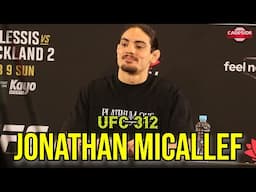 New Dad Jonathan Micallef Discusses "Big Couple of Months" Ahead of UFC Debut | UFC 312