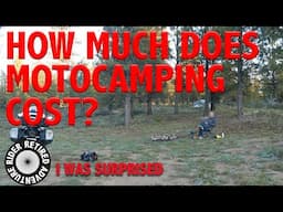 How much does motorcycle camping cost?