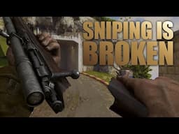 SNIPING IS BROKEN!! In "Call Of Duty WW2"