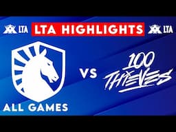 TL vs 100T Highlights ALL GAMES | LTA North 2025 Split | Team Liquid vs 100 Thieves by Onivia