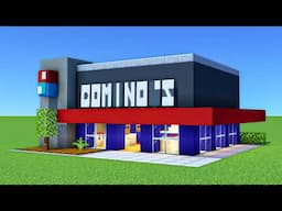 How To Make a Domino's Pizza Fast Food Restaurant | Including Interior