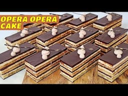 Bake Irresistible Stunning Chocolate Opera Cakes That Make You Feel In Love [Subtitles] HNC Kitchen