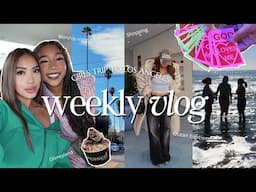 WEEKLY VLOG // Christian Girls Trip To LA ( Ocean Baptisms, Worship Night, Shopping & Eating Good )