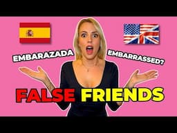 TOP 15 FALSE FRIENDS - 🇪🇸 Spanish vs English 🇬🇧