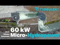 60 kW Vortex Turbines To Unlock the Full Power of Water!